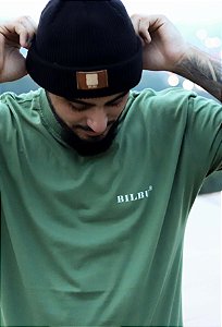 Camiseta OVERSIZED -  ESTAMPA BILBU - VERDE