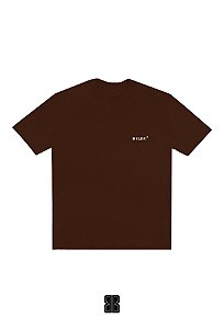 Camiseta POP OVERSIZED - ESTAMPA BILBU - MARROM