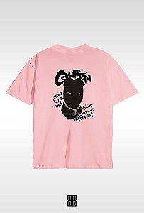 Camiseta OVERSIZED -  ESTAMPA COMPTON - ROSA