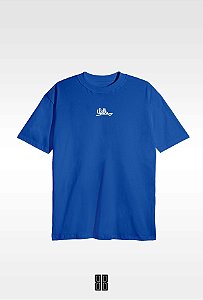 Camiseta OVERSIZED -  ESTAMPA BOSS - ROYAL