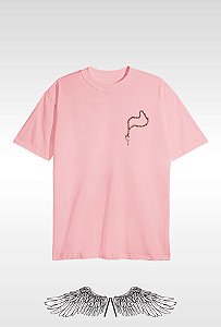 ASSAS - Camiseta OVERSIZED -  ESTAMPA SALVE - ROSA BB