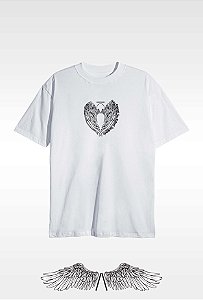 ASSAS - Camiseta OVERSIZED -  ESTAMPA ARCANJOS - BRANCA