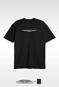 ASSAS - Camiseta OVERSIZED -  ESTAMPA PROPOSITO - PRETA