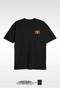 ASSAS - Camiseta OVERSIZED -  ESTAMPA FRIENDS - PRETA