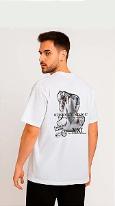 Camiseta OVERSIZED -  ESTAMPA NOSTALGIC - BRANCA