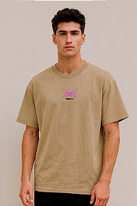 Camiseta BOXY OVERSIZED - ESTONADA AREIA - ORION