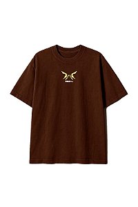 Camiseta BOXY OVERSIZED - ESTONADA MARROM - ORION
