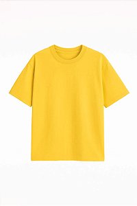 Camiseta PREMIUM OVERSIZED - LISA - AMARELO PRIMAVERA