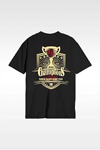 Camiseta PREMIUM OVERSIZED - CHAMPIONS - PRETO