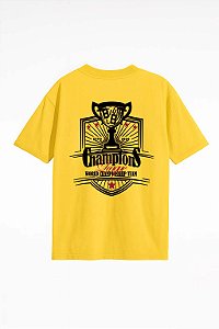 Camiseta PREMIUM OVERSIZED - CHAMPIONS - AMARELO PRIMAVERA