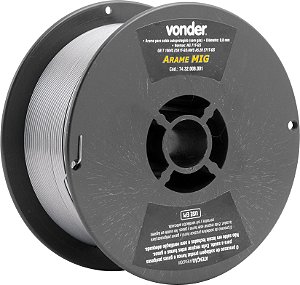 Arame de Solda Autoprotegido Vonder 0,8mm 1kg Sem Gás para Aço Carbono