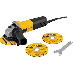 Esmerilhadeira Angular Vonder 650W com Disco 4.1/2" 220V ou 127v EAV 650 – Potente e Compacta