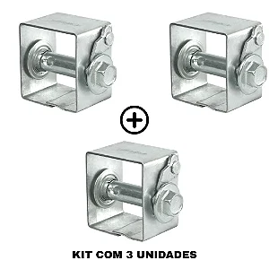 Kit 3 Catracas para Arame ZZ-60R Galv. CAÇULA