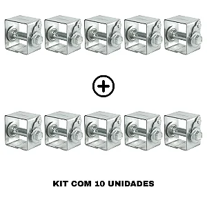 Kit 10 Catracas para Arame ZZ-60R Galvanizada CAÇULA
