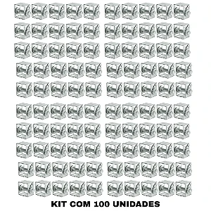 Kit 100 Catracas ZZ-60R Galvanizadas CAÇULA Cerca Arame