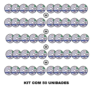Kit 50 Discos de Corte MetalInox STD BOSCH 2608619383000