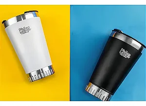 Copo Térmico Philco 475ml Inox Quente ou Frio com Tampa Vedada – Preto ou Branco