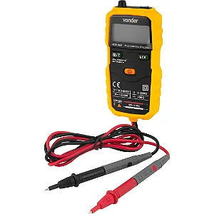 Multímetro Digital Inteligente Vonder MIV 060 CAT III 600V com NCV, Lanterna e Escala Automática