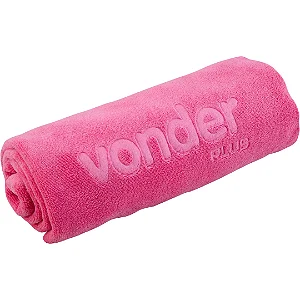Toalha de Microfibra Vonder Plus 40x60cm Rosa 400gsm Super Absorvente