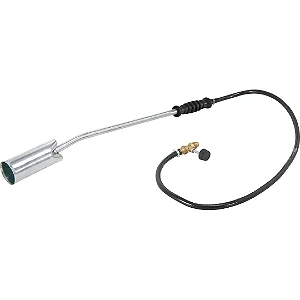 Maçarico a Gás Caçula Lança-Chamas 130 com Bocal Zincado e Mangueira 1m