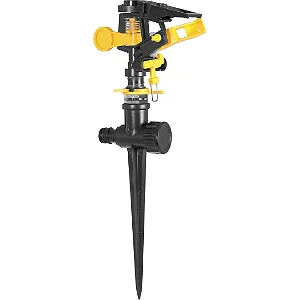 Irrigador Setorial Tipo Espiga Vonder em Plástico ABS com Ajuste de Ângulo e Engate 1/2"