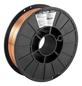 Arame MIG Vonder 0,8mm ER70S-6 com Carretel Plástico 5Kg – Soldagem com Gás de Proteção