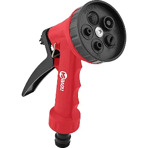 Esguicho Plástico NOVE54 para Jardim com 5 Funções e Engate Rápido 1/2"