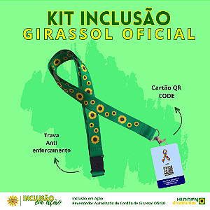 KIT INCLUSÃO - Cordão de Girassol Oficial
