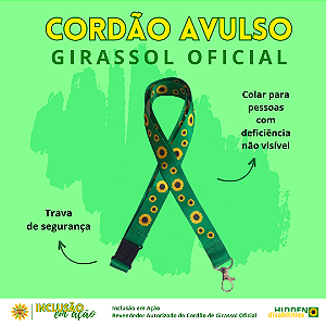 Cordão de Girassol Oficial - AVULSO