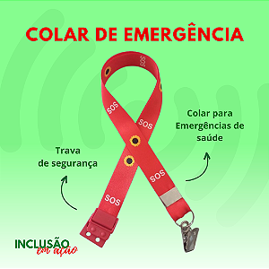 Colar de SOS Emergência
