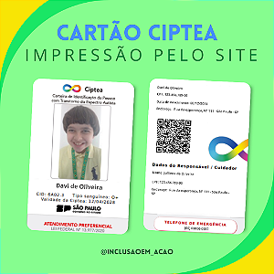 IMPRESSÃO CARTÃO CIPTEA