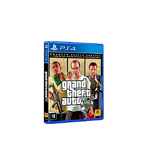 Jogo GTA 5 Premium Edition Mídia Física PS4 (Novo)