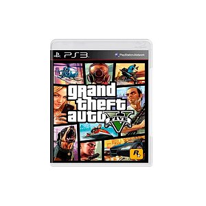 Jogo Grand Theft Auto V (GTA 5) - Xbox 360 - Loja Cyber Z