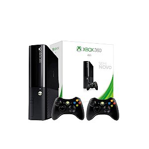 Xbox 360 Desbloqueado Com 2 Controles E 26 Jogos - Desconto no Preço