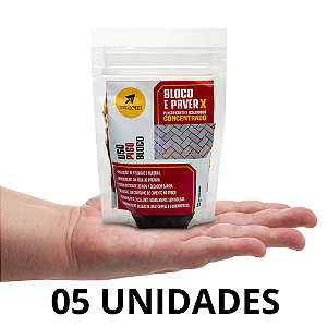 05 Unidades Bloco e Paver X - Aditivo Plastificante e Acelerador Bloco e Paver