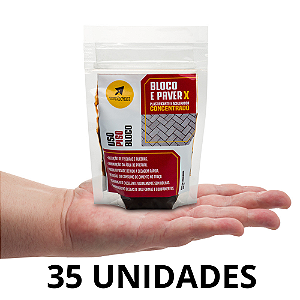 35 Unidades Bloco e Paver X - Aditivo Plastificante e Acelerador Bloco e Paver