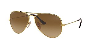 Óculos de sol Ray Ban Aviador 0RB3025L 001 51 Dourado