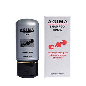 Agima Shampoo Cinza Natural 80 mL