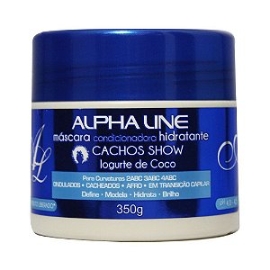 Alpha Line Máscara Cachos Show Iogurte de Coco 350g