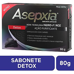 Asepxia Sabonete Facial Anti-acne Detox 80g