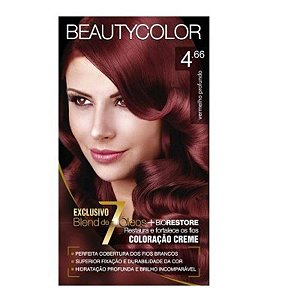 Beauty Color Coloração Kit 4.66 Vermelho