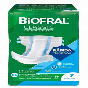 Biofral Fralda Classic EG 07 unidades