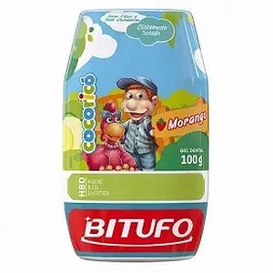 Bitufo Gel Dental Infantil Cocoricó Morango 100g
