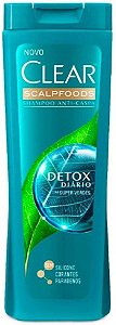 Clear Shampoo Anti Caspa Detox Diário 200ml