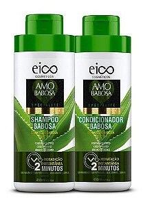 Eico Amo Babosa Kit Shampoo + Condicionador 450ml + 450ml
