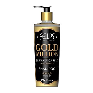 Felps Shampoo Gold Million Desmaia Cabelo 230mL
