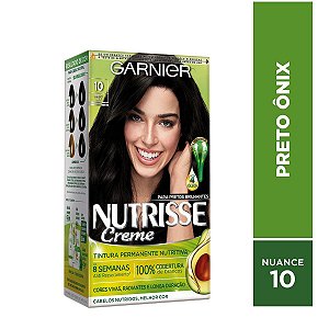 Garnier Coloração Nutrisse 10 Preto Ônix 213g