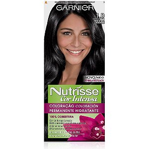 Garnier Kit Coloração Nutrísse Cor Intensa 1.0 Preto Intenso