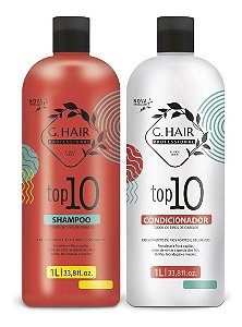 GHair Kit Shampoo + Condicionador Top 10 1L + 1L