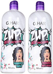 GHair Kit Shampoo+Tratamento Zup Help Progress 1L+1L